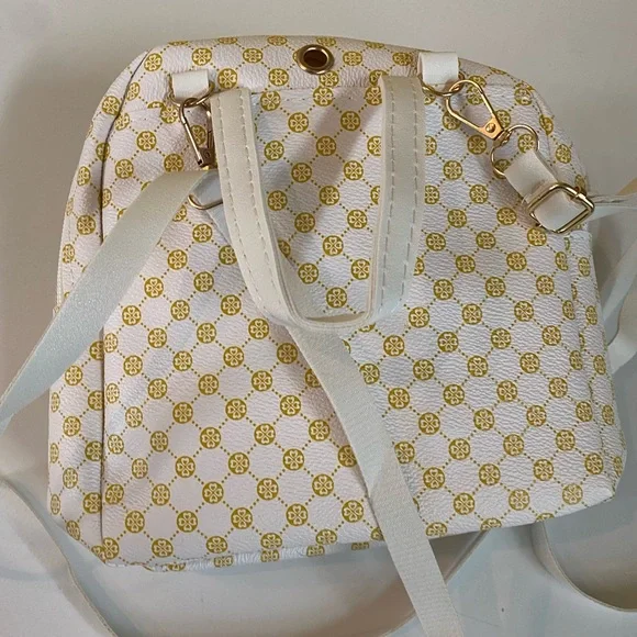 Brand New Zipper Backpack, Women's Geometric Backpack Adjustable Strap - Picture 4 of 5